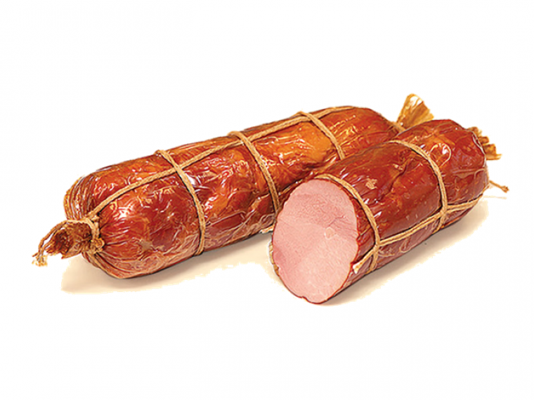 Продукт из свинины мясной мякотный копчено-вареный  «орех по-скидельски люкс»