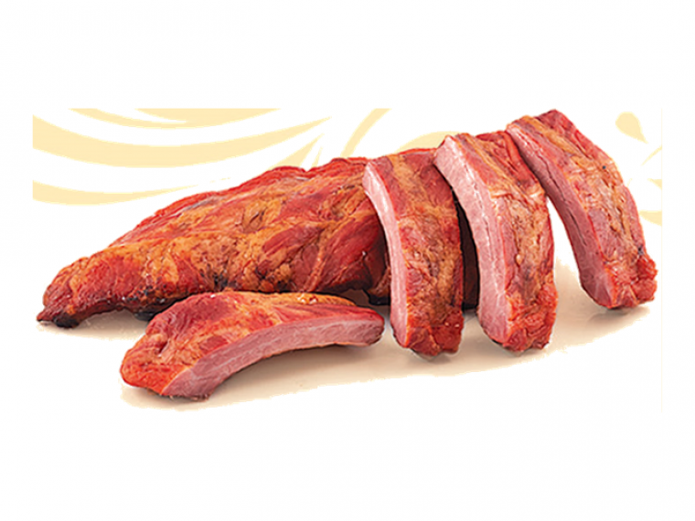 Продукт из свинины мясноймясокостный копчено-вареный «ребрышки по-скидельски люкс»